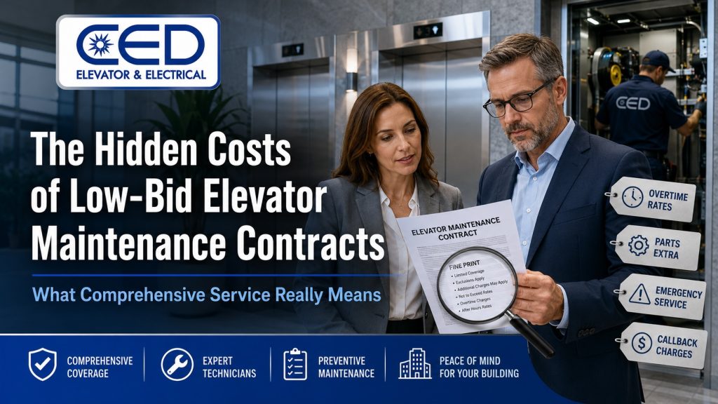 do you know the hidden cost of low bid elevator contracts?