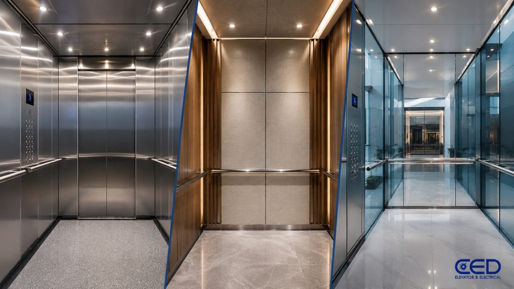 best elevator cab interior materials